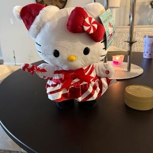 Hello Kitty Candy Cane Christmas Greeter